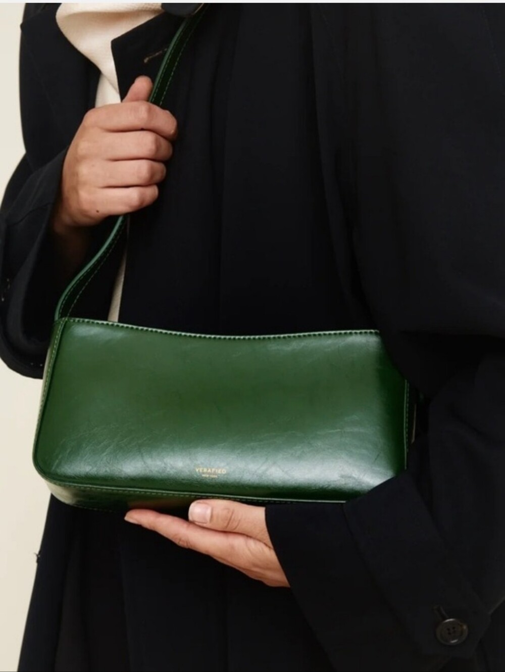 Verafied Green Shoulder Bag